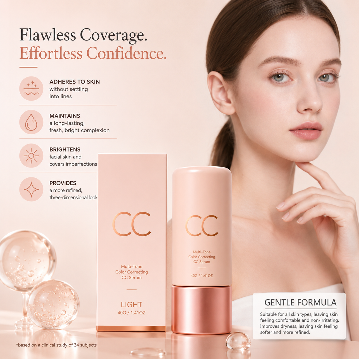 Multi-Tone Color Correcting CC Serum