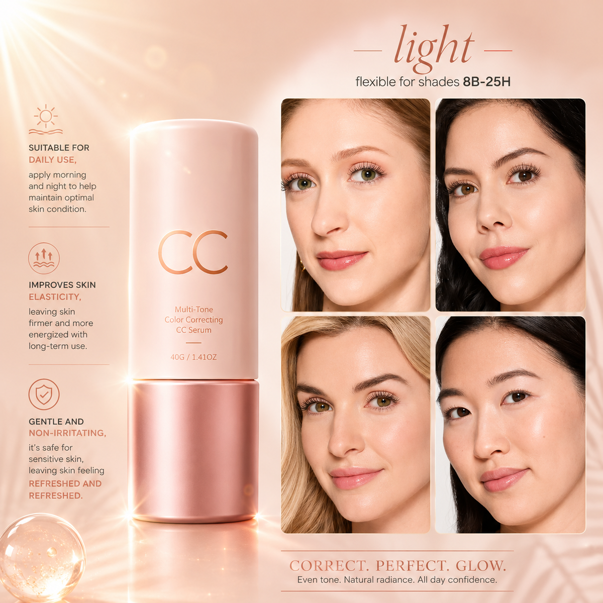 Multi-Tone Color Correcting CC Serum