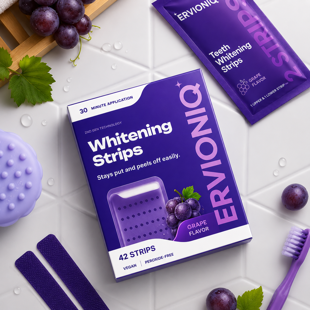 Purple Brightening Strips
