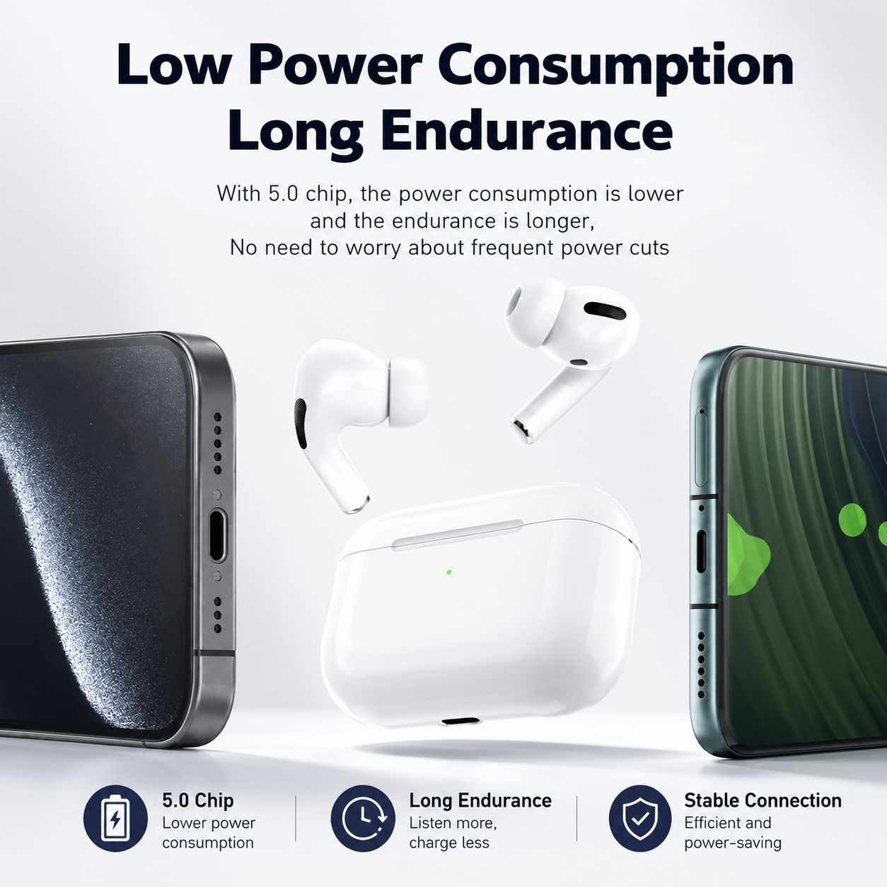 Wireless Bluetooth Earphones with Noise Cancellation