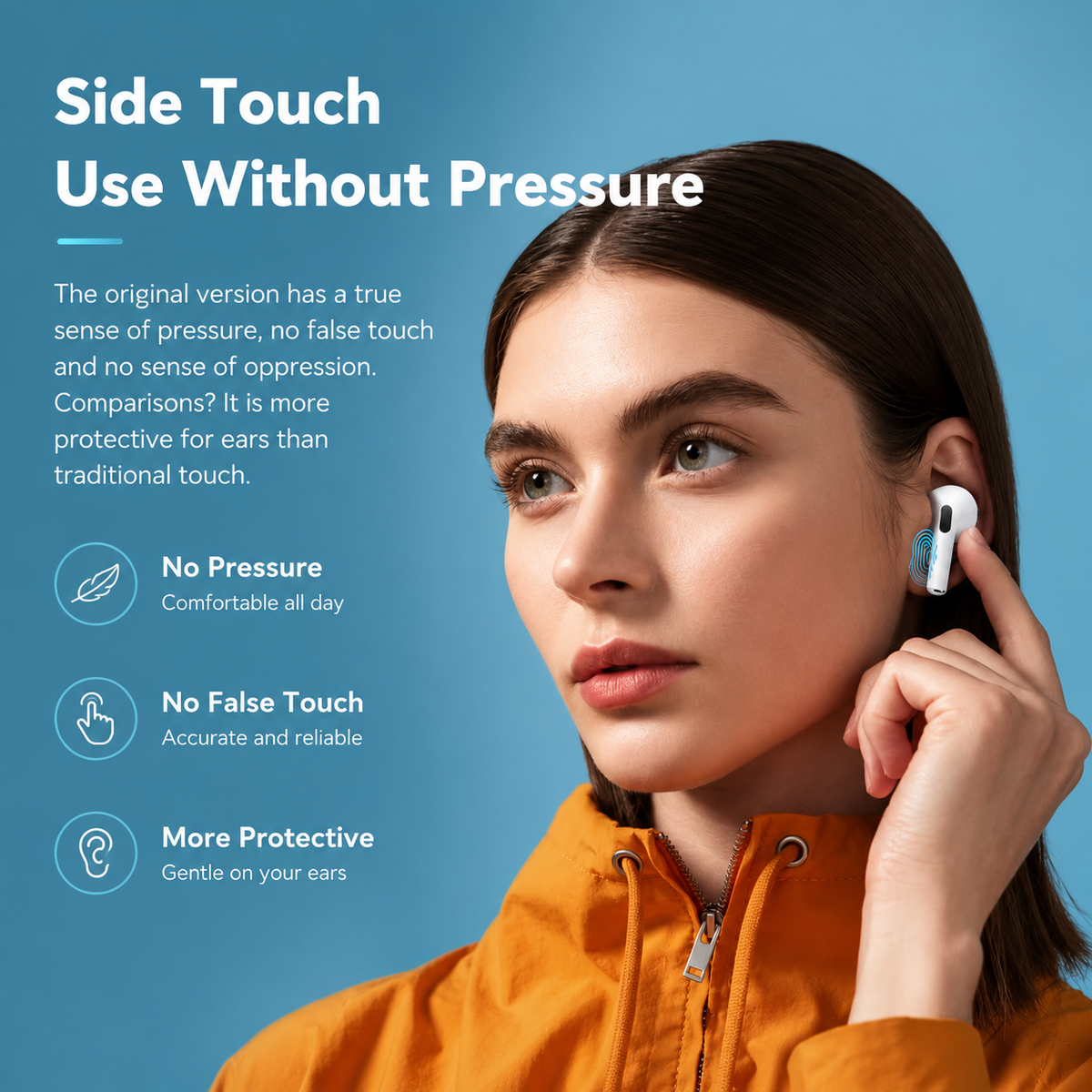 Wireless Bluetooth Earphones with Noise Cancellation