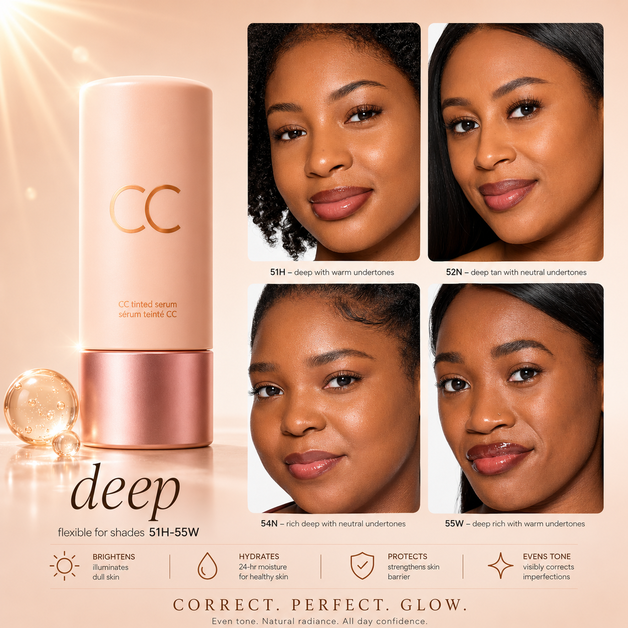 Multi-Tone Color Correcting CC Serum
