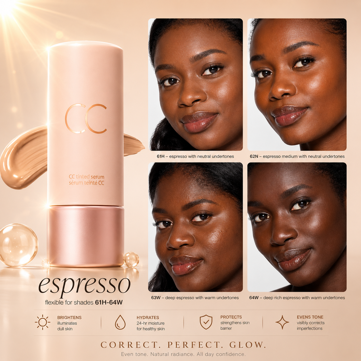 Multi-Tone Color Correcting CC Serum